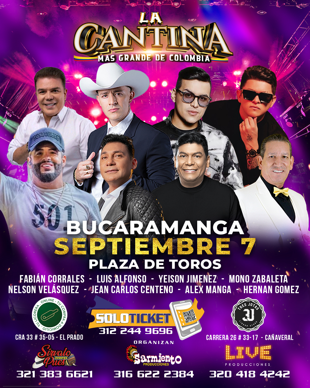 Soloticket Ticketera de eventos, maneja eventos de artistas